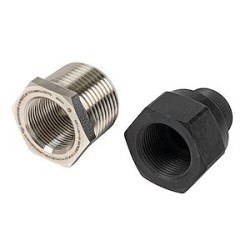 Réducteur en acier laiton, M25/M20, zones dangereuses (ex d)