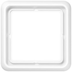 Cadre 1 poste / CD500 Blanc IP44