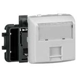 Prise RJ45 catégorie 6 FTP Appareillage saillie composable - blanc