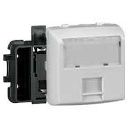 Prise RJ45 catégorie 6 UTP Appareillage saillie composable - blanc