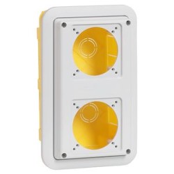 Boite encastrement P17 pour maçonnerie IP55 - 2 prises 16A ou domestique 057671