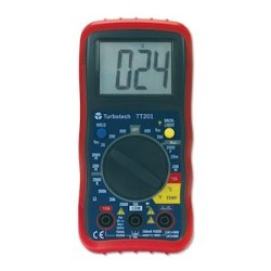 Multimètre numérique sélecteur de gamme manuel. Grand écran.