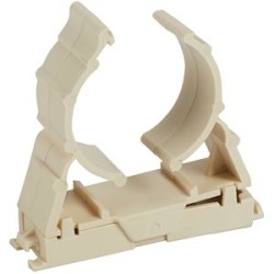 Lyre à clipsage D32mm - finition sable RAL1015