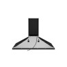 Hotte décorative - Murale pyramidale - 90 cm - curseur de sélection