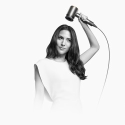Dyson Supersonic sèche-cheveux nickel cuivré avec cinq embouts de coiffage, san