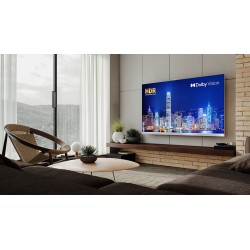 sharp tv qled 55', 4k haute definition frameless, hdmi 2.1, dolby vision
