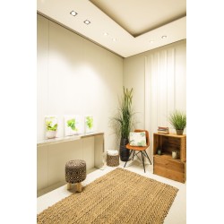 Collerette LED'UP UNIVERSAL carrée noir mat orientable