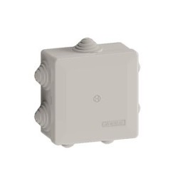 Boîte de dérivation étanche Pico 80x80 Prof. 40 grise à tétines IP55 960°C