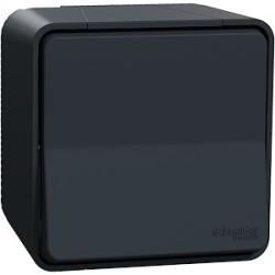 Mureva Styl - Va et vient - saillie - IP55 - IK08 - connexion auto - gris