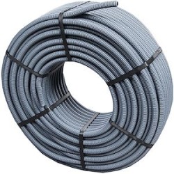 JANOJET 3422 Gaine ICTA D16 Gris - Couronne 100M - Avec tire-fil