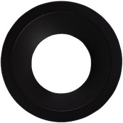 Collerette LED'UP UNIVERSAL ESTHET ronde noir mat fixe