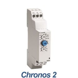 Chronos 2 Timer, Mur1, Din Rail, 17.5Mm, 20-30Vdc/20-30 Vac, 1X8A, 0.1S - 100H