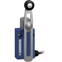 XCMH - IDP. -Plast Levier à galet long reglable - NO+NC Brusque - Cable PVC 1m