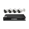 Kit vidéo surveillance 5MP 4 caméras tubes + 1 NVR PoE 8 canaux + 2 To HDD