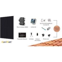 Kit Photovoltaïque 6kWc MaviWatt Enphase Tuile (1L14C/ 2L7C)