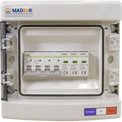 Coffret PV 1000VDC 1MPPT 2 Strings 1 intersectionneur avec parafoudre