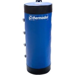 Bouteille de Mélange 25L Murale Bleu Jaquette Skaï 2x4 piquages