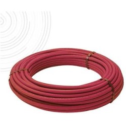Tube PER-A - Nu D13/16 mm - Couronne 100m - Rouge - ACS - NF