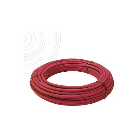 Tube PER-A - Nu D13/16 mm - Couronne 100m - Rouge - ACS - NF