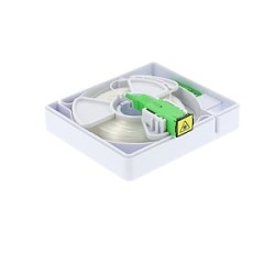 Prise de déport optique/rallonge 1 fibre monomode G657A2 SC/APC 30 mètres