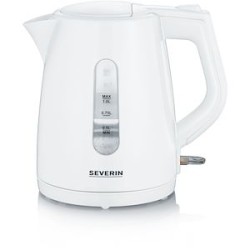 Bouilloire 2200W, 1.0L, cordless, résistance cachée par un fond plat en inox