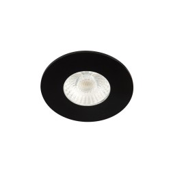 Collerette LED'UP UNIVERSAL ronde noir mat fixe