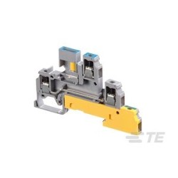 D4/6.Ntlp Borne vissé pour Coffret de distribution Gris/Vert/Jaune