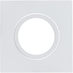 Collerette LED'UP UNIVERSAL carrée blanc mat orientable