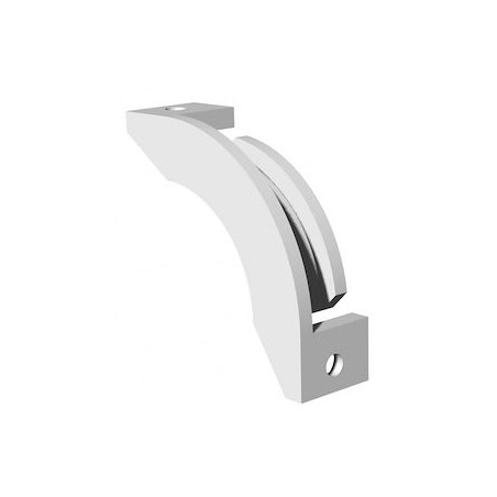 Renvoi d'angle pour bouche VMC installée en plafond