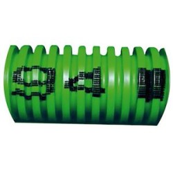 Conduit ICTA TurboGliss D25mm pour courant faible avec tire-fils - RAL6029