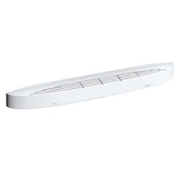 Entrée d'air autoréglable acoustique 22m3/h + grille - 39 dBA - Blanc