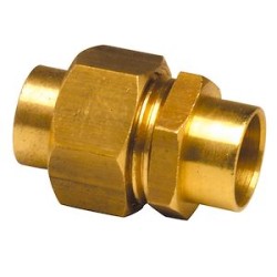 Union droit à souder 340 CU 22 Raccord Laiton à souder