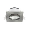 Collerette LED'UP UNIVERSAL carrée alu brossé orientable