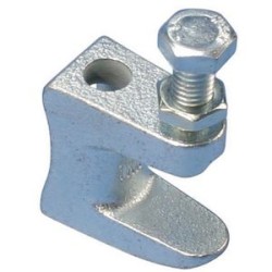 Attache de poutre universelle, lisse, trou 11 mm, rebord max 20 mm