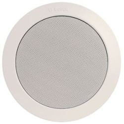 Haut-parleur de plafond 6W, grille circulaire en métal intégrée, blanc RAL9010