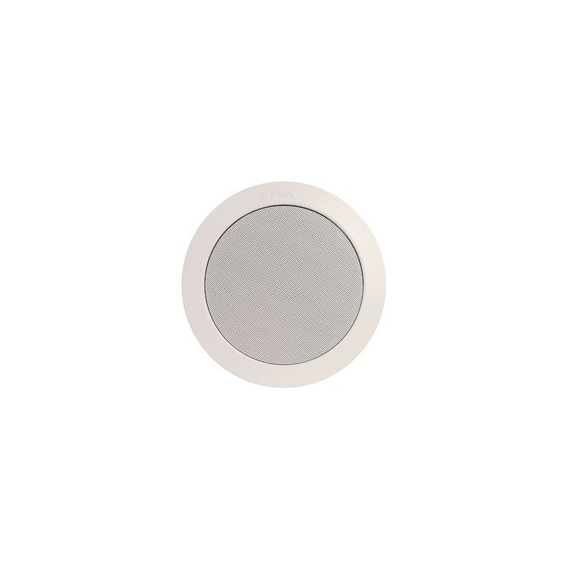 Haut-parleur de plafond 6W, grille circulaire en métal intégrée, blanc RAL9010