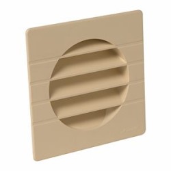 Auvent maçonnerie extérieur GES 125 149x149x38 mm - ivoire