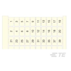 RC510 Carte Pré-Marquée 61-80 Alterné Vertic Blanc