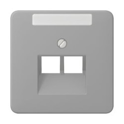 Enjoliveur pour prise IAE/UAE avec PE / CD 500 Gris