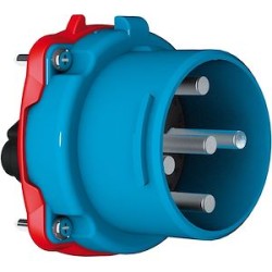 DECONTACTOR DS6 Connecteur Poly bleu Size.4 IP66/67 3P+T 90A 440V AC