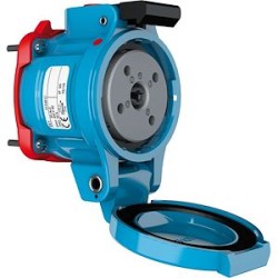 DECONTACTOR DS3 Socle Poly bleu Size.3 IP55 2P+T 50A 250V DC