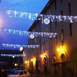 FESTISNOW CURTAIN-Rideau, H.0,38/0,58xL.2,00m, 70 LED blanc, 230V, IP44