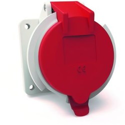 Socle tableau droit 400V 3P+T 6H 32A IP55