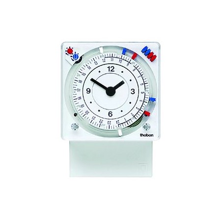 Horloge hebdomadaire mécanique avec reserve de marche 72 72 24h 7j 2 c inv