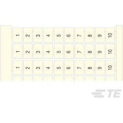 Rc810 Carte Pré-Marquée 11-20 (X10) Vertic Blanc