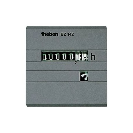 Compteur horaire 230V, façade 48x48 mm. IP65