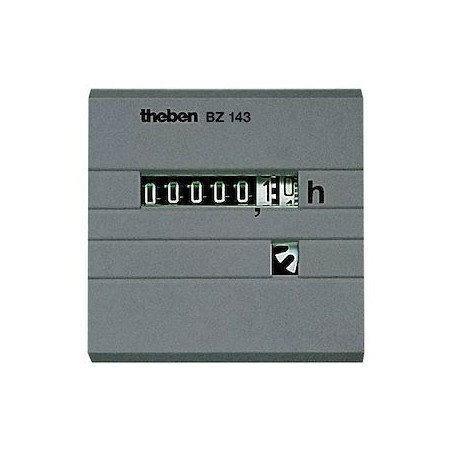 Compteur horaire 230V. Façade 52x52 mm. IP65
