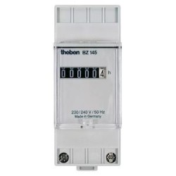 Compteur horaire 230V 50 Hz. Fixation modulaire sur rail DIN.