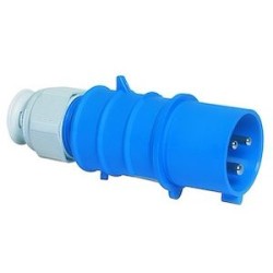 Fiche PE 230V 2P+T 6H 16A IP44