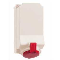 Socle saillie 400V 3P+N+T 6H 32A IP44